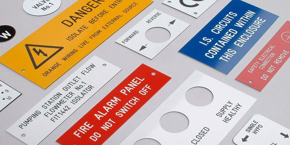Custom-Engraved Industrial Tags