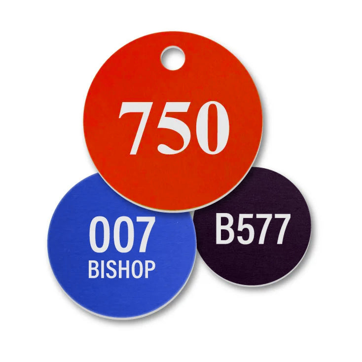 Numbered Aluminum Tags